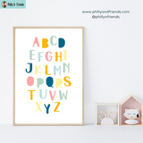 Alphabet Poster with Philly & Friends | Educational Prints EYFS