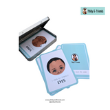 Body Parts Flashcards in a Tin Box (24 Illustrated Cards)