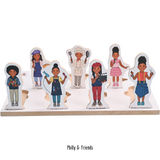 CREATIVE Careers Small World Figures | Wooden Lift & Match Puzzles