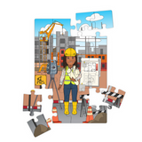 Engineer Philly Wooden Jigsaw Puzzle in a Tin Box (Hand-Cut)