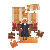 Lawyer Philly Wooden Jigsaw Puzzles in a Tin Box (Hand-cut)