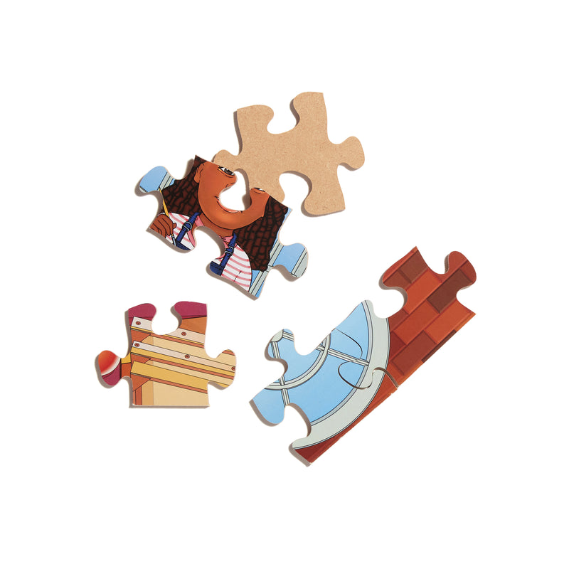 Artist Philly Wooden Jigsaw Puzzle in a Tin Box (Hand-Cut)
