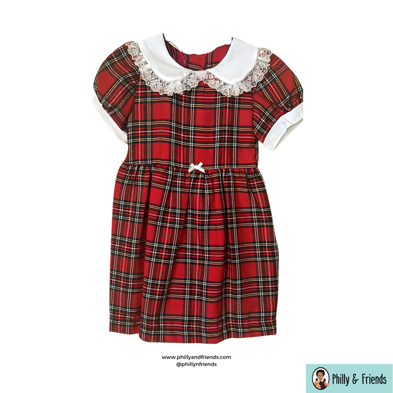 Philly's Girls Red Tartan Dress Philly & Friends Philly's Girls Red Tartan Dress Philly & Friends