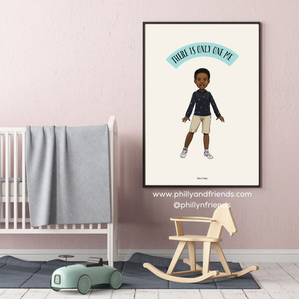 There is only one Me | Arie Boy Kids Wall Art
