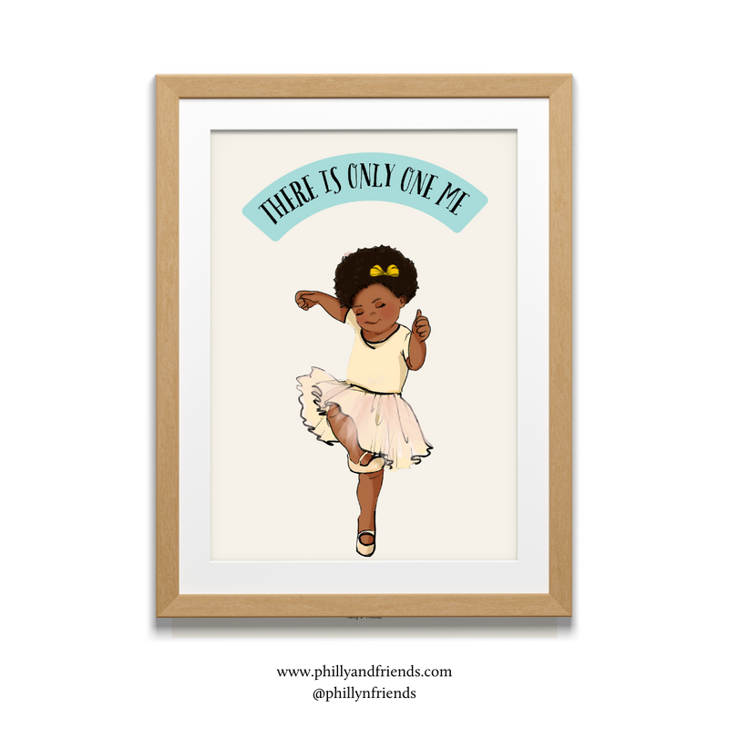 There is only one Me | Philly Girl Kids Wall Art