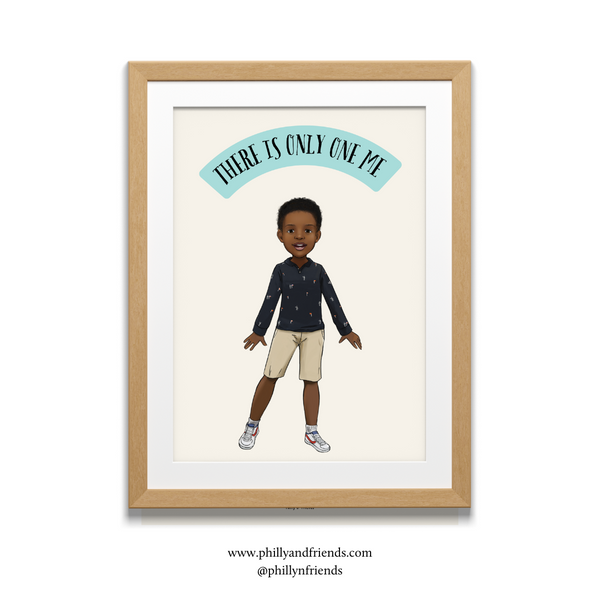 There is only one Me | Arie Boy Kids Wall Art