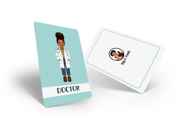 Occupations Flashcards for Kids - 35 Illustrated