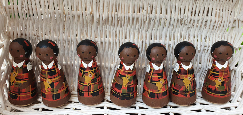 Iconic Philly Wooden Peg Doll