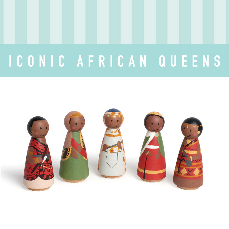 African Queens Peg Dolls | Philly & Friends