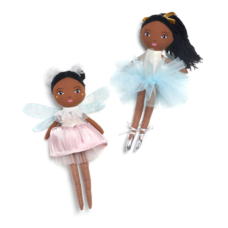 Black Fairy Doll & Black Ballerina Doll | Philly & Friends Handmade Doll for gifts