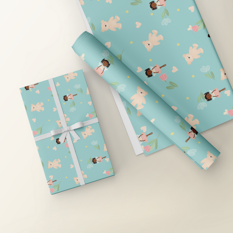 Philly & Friends Wrapping Paper (Girl)