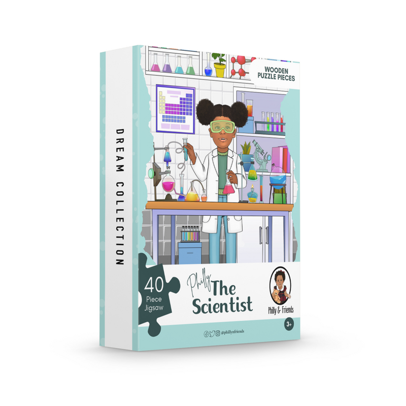 Scientist Jigsaw Puzzle for Kids | Philly & Friends